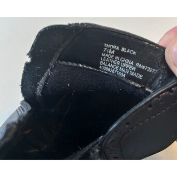 Women's Croft & Barrow Thora Black Ankle Boots Size 7.5 Block Heel - Picture 6 of 7